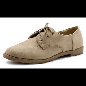 Classic Lace Up Suede Oxfords